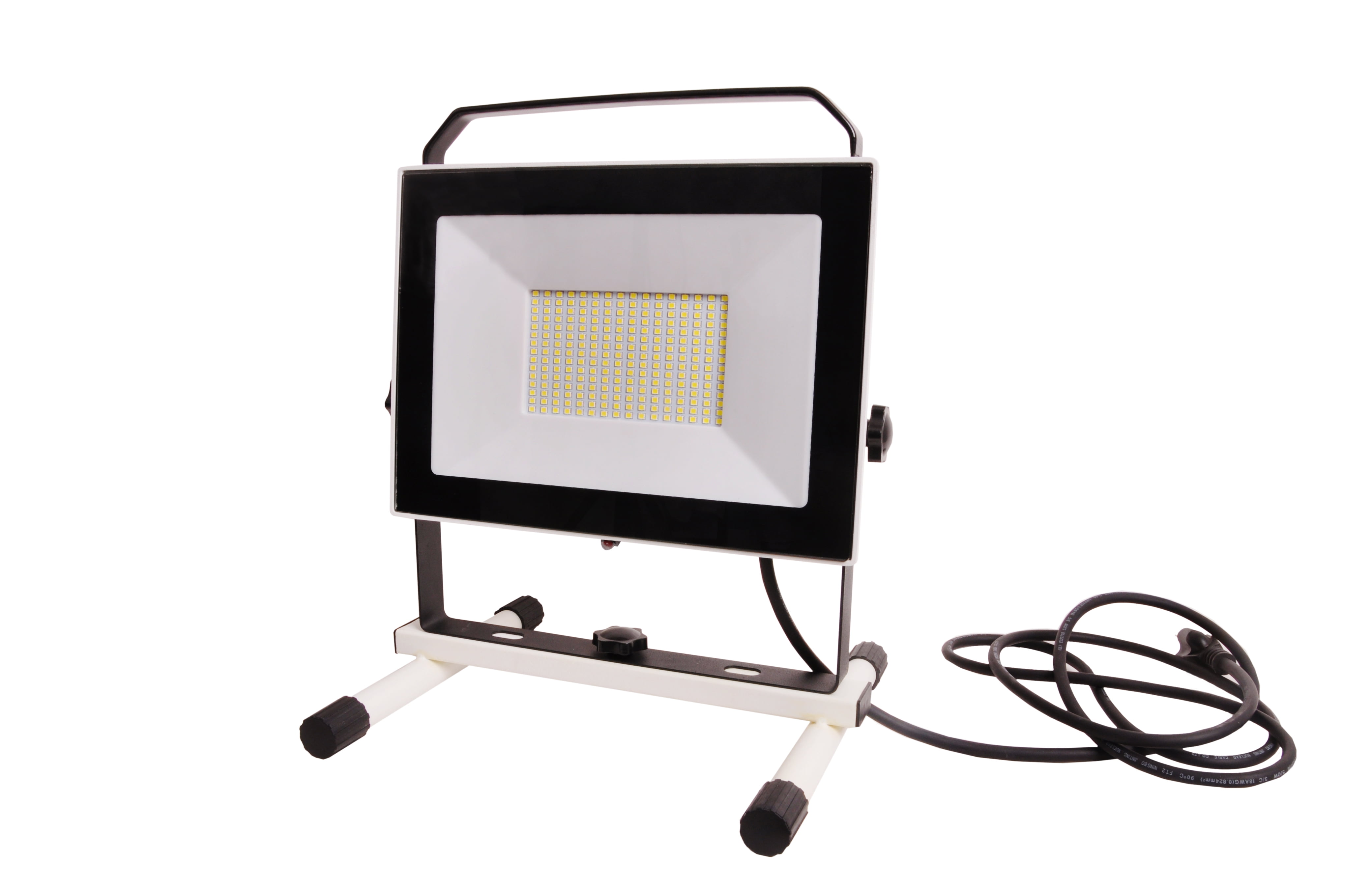5000LM 50W LED Work Light Waterproof Adjustable 360/270 degree Flood Lamp Stand 