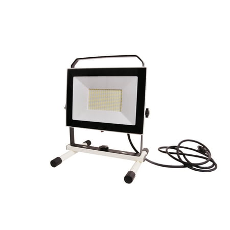

NextLED 10000LM 110 W LED Work Light (1000W Equivalent). IP 65 Water Proof Flood Light Stand Working Light for Workshop Construction Site 180/360 Degree Adjustable Lighting Angles ETL Certified
