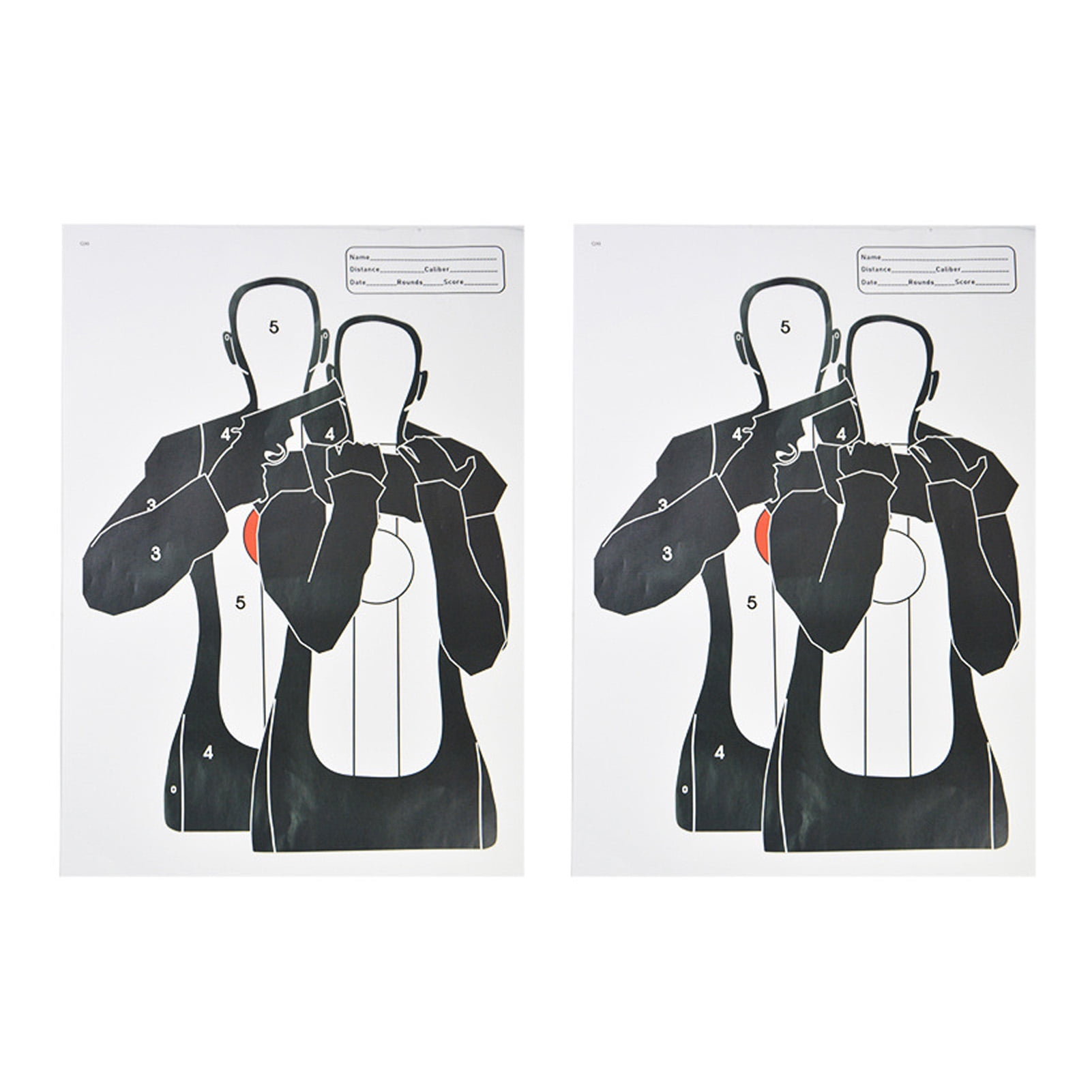 Shooting Targets Paper, 4 Type, 10Pcs Shooting Targets Paper Archery