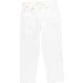 thumbnail image 1 of Levi's Jeans en Denim Extensible à Jambe Droite pour Femmes, Blanc, Grande Taille, 24W, 1 of 2