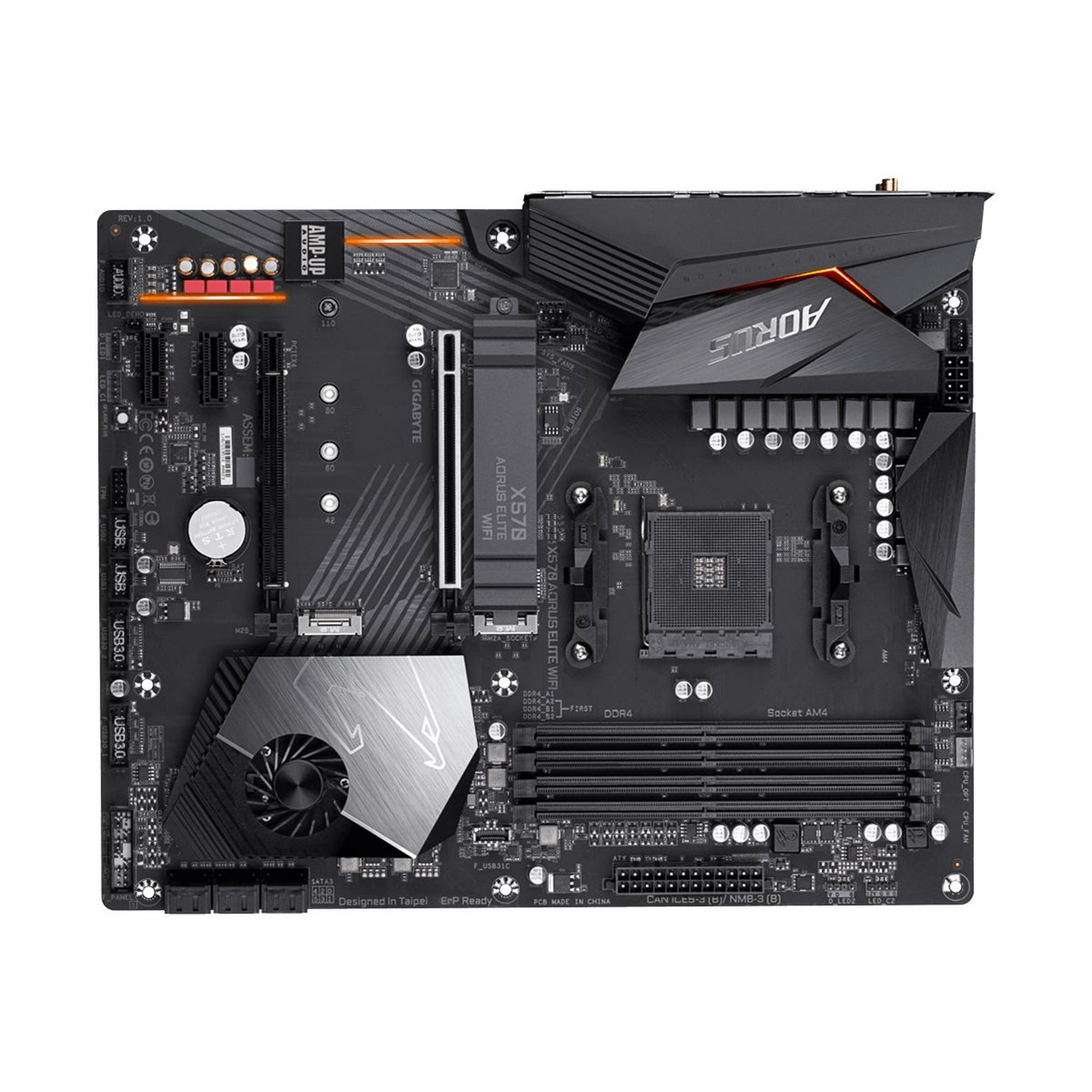 Gigabyte X570 AORUS ELITE WIFI motherboard ATX Socket