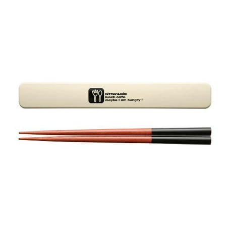 

Nakano Chopsticks Box Set Ivory Approx. Width 2.5 x Depth 18.8 x Height 1.5 cm Painted chopsticks 18 cm Bitter & Milk BM-002I
