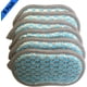 thumbnail image 2 of Esponjas multiusos para fregar cocina, esponja de microfibra de doble cara y doble efecto, paquete de 6 (azul), 2 of 5