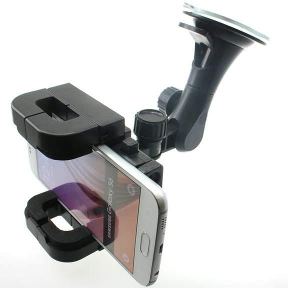 Windshield Car Mount for Samsung Galaxy A15/A14 5G Phones - Holder Glass Cradle Rotating Dock Suction for Galaxy A15/A14 5G