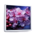 thumbnail image 2 of Designart "Harmonious Pink Lilacs In A Photo IV" Lilacs Floater Framed Canvas Prints, 2 of 5