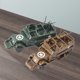 thumbnail image 4 of 2 piezas de componentes suaves y ajusta que empalman ruedas delanteras giratorias ensambladas operación simple 1:72 juguetes de vehículos s Sunnimix Juguetes blindados del vehículo, 4 of 8