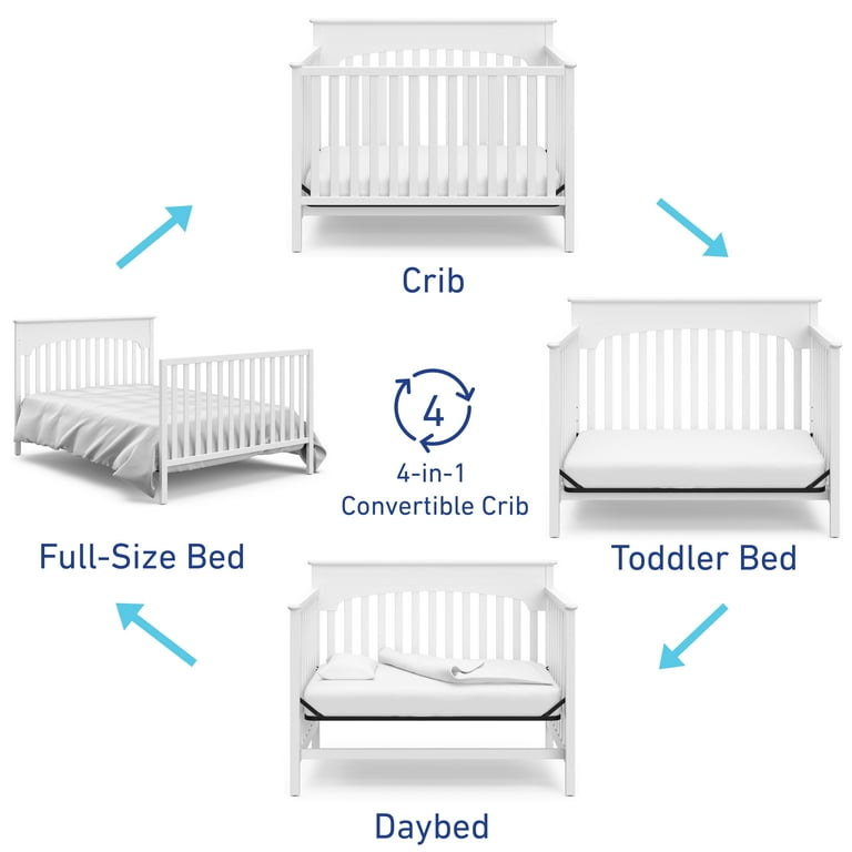 Graco lauren 2025 crib mattress size