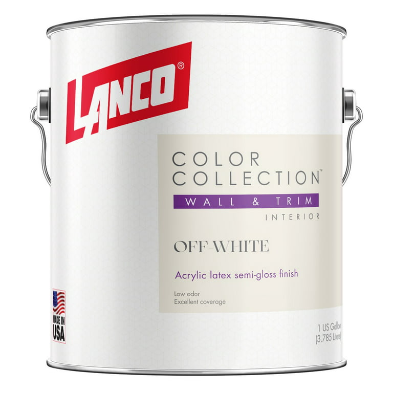 Lanco 5 Gal. Innova 2-in-1 Paint and Primer White and Pastel Base  Interior/Exterior Semi-Gloss Latex Paint IN3935-2 - The Home Depot