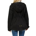 thumbnail image 6 of MixMatchy Women's Lightweight Military Safari Anorak Utility Hoodie Jacket, 6 of 7