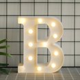 thumbnail image 1 of LED Marquee Letter Lights Sign, Light Up Alphabet Letter for Home Party Wedding Decoration(B）, 1 of 8