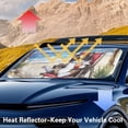 thumbnail image 4 of KUIFORTI Car Windshield Sun Shade Foldable Sunshade Cute Cat Automotive Windshield Sunshades - Reflective Polyester Blocks Heat and Sun - Works with Sedans, SUVs & Trucks!, 4 of 6