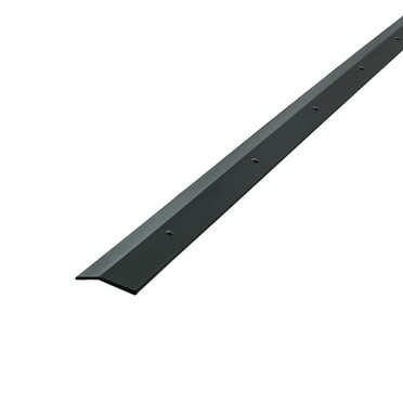 M-D Building Products 45909 1-3/8 in. x 72 in. Charcoal Aluminum Carpet Trim w/ Screw Nails