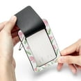 thumbnail image 7 of RATGON 2 Pack Luggage tag PU Leather with Stainless Steel Loop Sprouted Rose Travel Trip, 7 of 7
