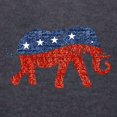 thumbnail image 3 of CafePress - Glitter Republican Elephant Long Sleeve T Shirt - Womens Hooded Shirt, 3 of 3