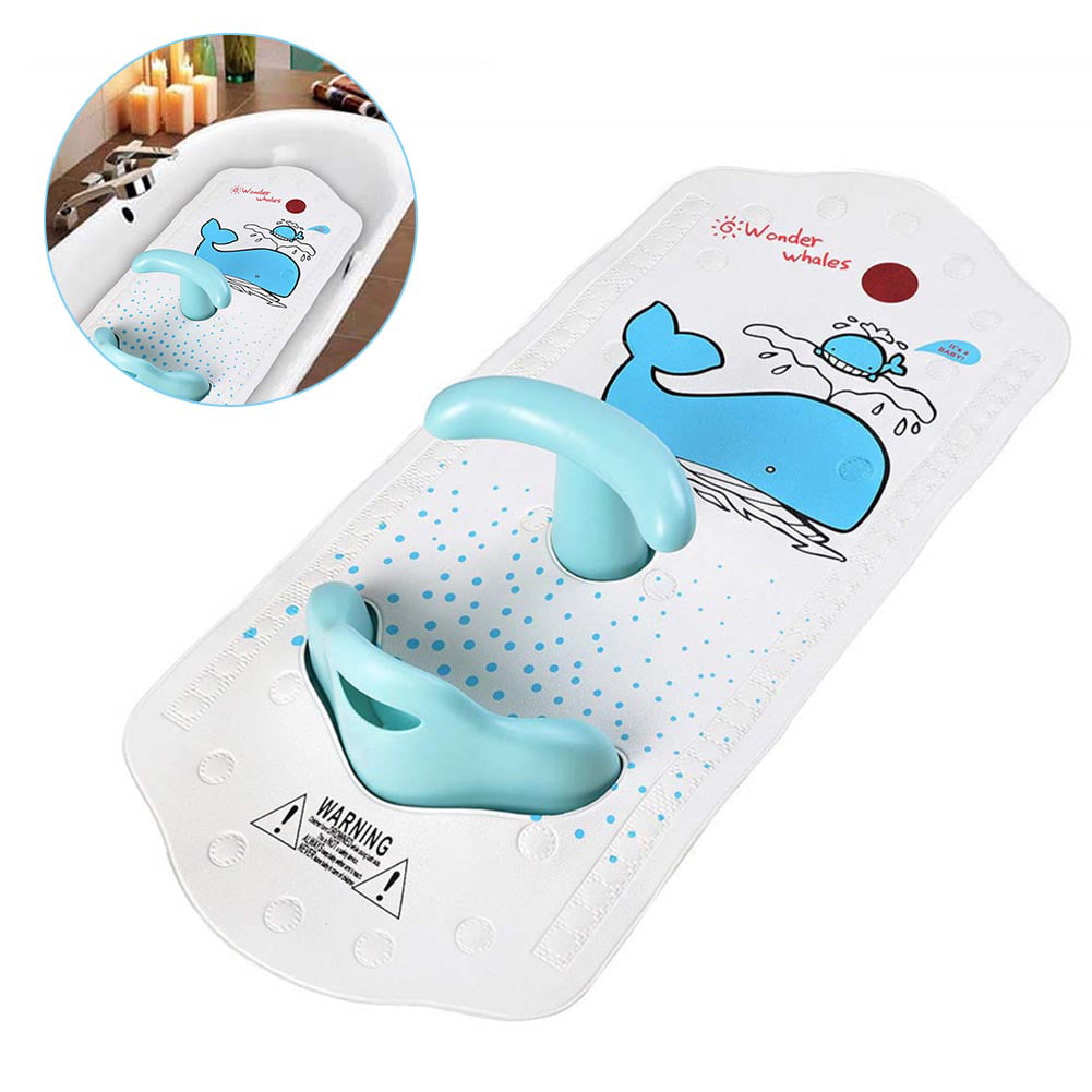 Baby Bath Mat with Baby Shower Seat 