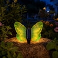 thumbnail image 3 of Solar Powered Butterfly Decorative Outdoor Garden Light for Patio Yard Balcony Wall Waterproof Atmosphere Lamp, 3 of 7