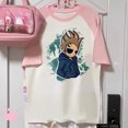thumbnail image 1 of Eddsworld tshirt women comic modern style patterned t shirt female designer Japanese clothes 60406 M, 1 of 6
