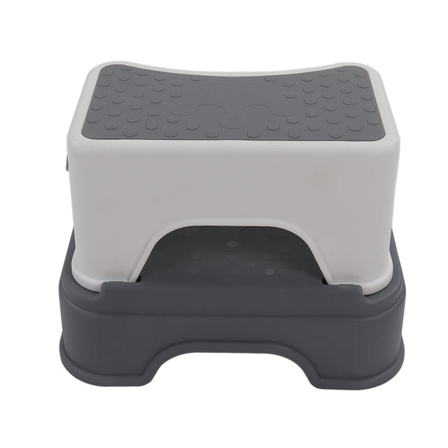 Taburete Concalón para Niños, Altojustable, Doble Antresslizante, Taburete Desmontable De 2 Capas, Adecuado para baño, taburete para niños pequeños