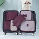 thumbnail image 1 of 7PCS Bolsa de almacenamiento reutilizable, bolso del organizador, uso sostenible para mudanza, dormitorio, viaje, 1 of 7