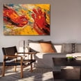 thumbnail image 6 of Abstract Art Modern Decorative Painting Feet Framed Canvas Poster Bedroom Decor Sports Landscape Office Room Decor Gift,Frame-style,16x24inch(40x60cm), 6 of 8