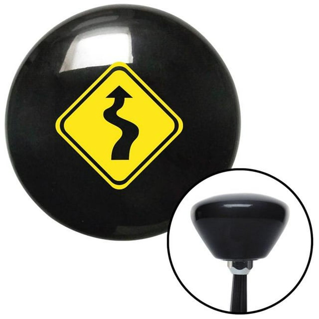 Bouton de Changement de Vitesse Rétro Noir de la Route avec M16 x 1.5 Insert Shifter Manuel Automatique