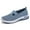 Z2 Blue, variant on uvwlwu Shoes for Women,Flower Embroidered On Knitting Flat Loafers,Mary Jane Breathable Elastic Mesh Comfy Platform Non Memory Foam,Walking Shoes(Size:10)