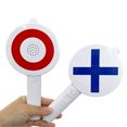 thumbnail image 4 of KAKOWELY prompt sign Portable Sign Board Handheld Prompt Board Double Sided Paddles Shows Interactive Prop7.95"X3.94"X0.79", 4 of 5