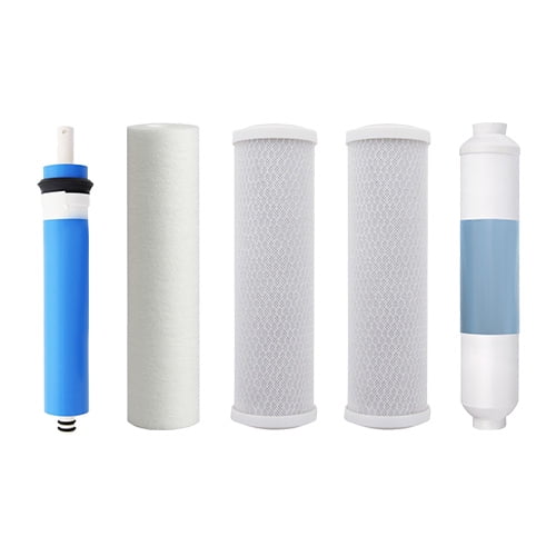 Puromax 5 Stage RO (Reverse Osmosis) Replacement Water Filter Kit for PC538 With RO Membrane