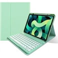 thumbnail image 2 of iPad mini6 Keyboard Case with Mouse Cute Round Keys Detachable Bluetooth Keyboard Slim Smart Cover with Pencil Holder, 2 of 5