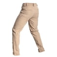 thumbnail image 6 of Fabrcox Cargo Pants Men Water Resistant Hiking Pants Fishing Camping Going Out Big and Tall Lightweight Straight Leg Work Pants for Men with Pockets Khaki XL, 6 of 6