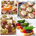 thumbnail image 5 of Wood Bamboo Individually Cello Wrapped Toothpicks 2.5 Inch Pack 4000,Appetizer Picks Food Pick for Appetizers,Cocktails,Fruits,Olive,BBQ Picks., 5 of 6