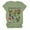Green, variant on Womens Summer Crew Neck Short Sleeve Tops Cropped Length Botanical Tees Graphic Pattern Printed Fashion T-Shirts