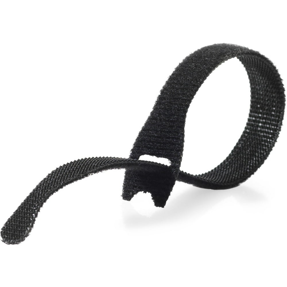 VELCRO® Brand ONEWRAP® Ties 8in x 1/2in Ties Black 5 ct