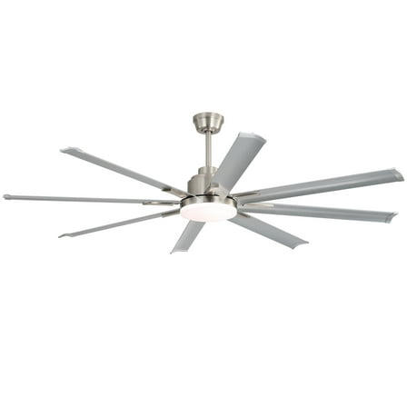 Sofucor 72" Smart Ceiling Fan, Indoor/Outdoor Ceiling Fans with Lights and Remote, Work with Alexa/Google/App, 3-Color Light 6-Speed Timing Reversible DC Motor for Bedroom Living Room Patio