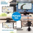 thumbnail image 4 of Soporte Telefono Coche Clip Porta Celular Manos Libres 1pz F, 4 of 8
