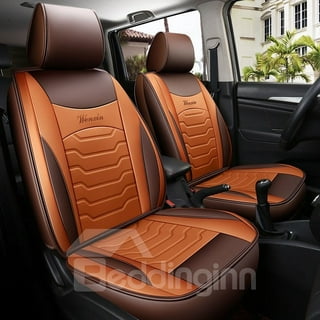 Modern Style Stripe Pattern PU Leather Universal Car Seat Cover