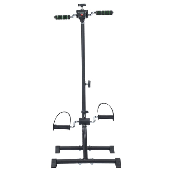 WETLA Pedal Exerciser for Seniors - Adjustable Arm & Leg Exercise Bike with LCD Monitor, Under Desk Peddler for Physical Therapy, Rehabilitation & Home Fitness
