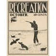 thumbnail image 2 of Henry Summer Watson 19x24 Black Ornate Framed Double Matted Museum Art Print Titled: Recreation for October (1896), 2 of 5