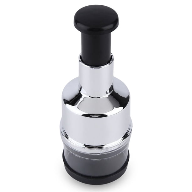 Billuyoard Picadora de alimentos, procesador Manual de prensa de ajo, pelador de frutas picadas de acero inoxidable, trituradora de patatas y Cocina y Comedor