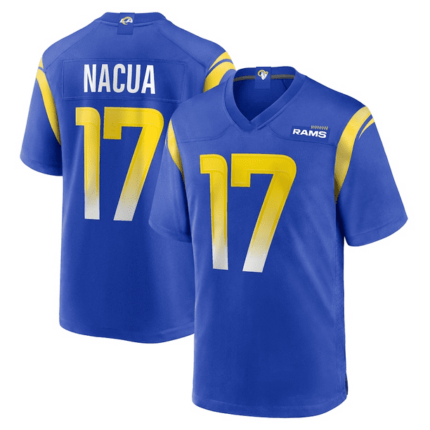 Camiseta de fútbol americano para adultos Puka Nacua n.° 1 de para hombre