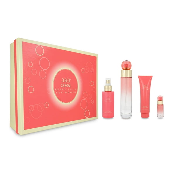 Set 360° Coral 4Pzs Perry Ellis Set 360° Coral