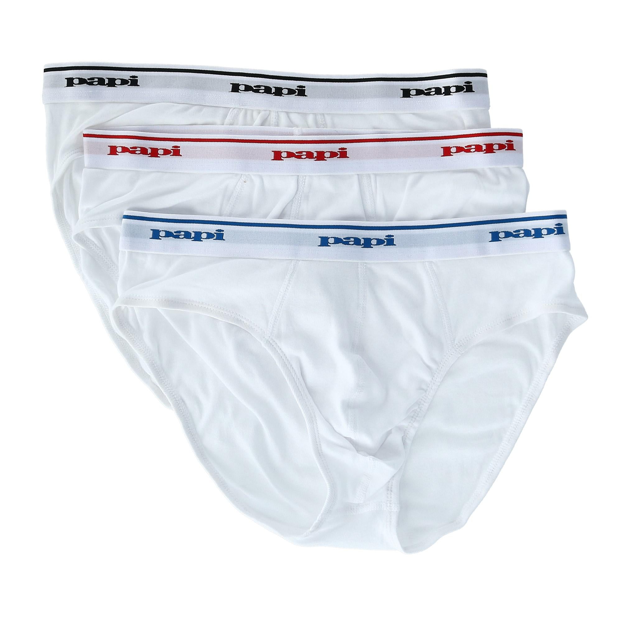Papi Men's Premium Cotton Low Rise Brief Underwear (3 Pair Pack) Walmart Canada