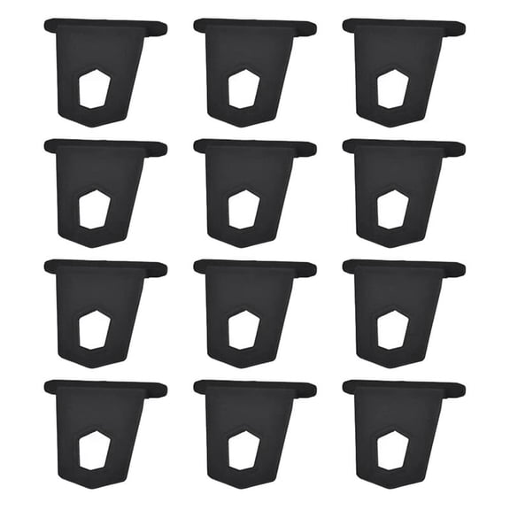 12Pcs Awning Rail Hooks Ring with Stainless Steel S Motorhome Hanger