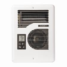 Cadet 240/208/120V 1,600/1,500/1,000W Energy Plus In-wall Fan-forced Electric Heater in White with Digital Thermostat