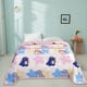 thumbnail image 4 of ¡Rebaja! Juego de cama de cuatro piezas Plertrvy: manta de verano, suave y agradable para la piel, de algodón lavado, con estampado liso, edredón fresco, cálido y ventilado., 4 of 4