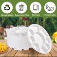 thumbnail image 3 of 200pcs Biodegradable Divided Plates, Heavy-Duty Sugarcane Serving Tray for Events, Weddings & Celebrations, Sustainable Party Tableware, 3 of 8
