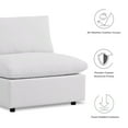 thumbnail image 4 of Commix 5-Piece Outdoor Patio Sectional Sofa White EEI-5587-WHI, 4 of 11