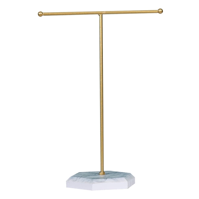 Estante De Exposición De Joyería, Estante De Joyería De Metal, Base De Mármol, Multifuncional, Estable, Elegante, Superficie Delicada Para Dormitorio