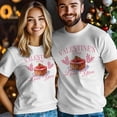 thumbnail image 4 of Camisetas para hombre, camiseta de algodón con cuello redondo y diseño de tarta de fresa, manga corta para hombre, San Valentín, te amo., 4 of 8