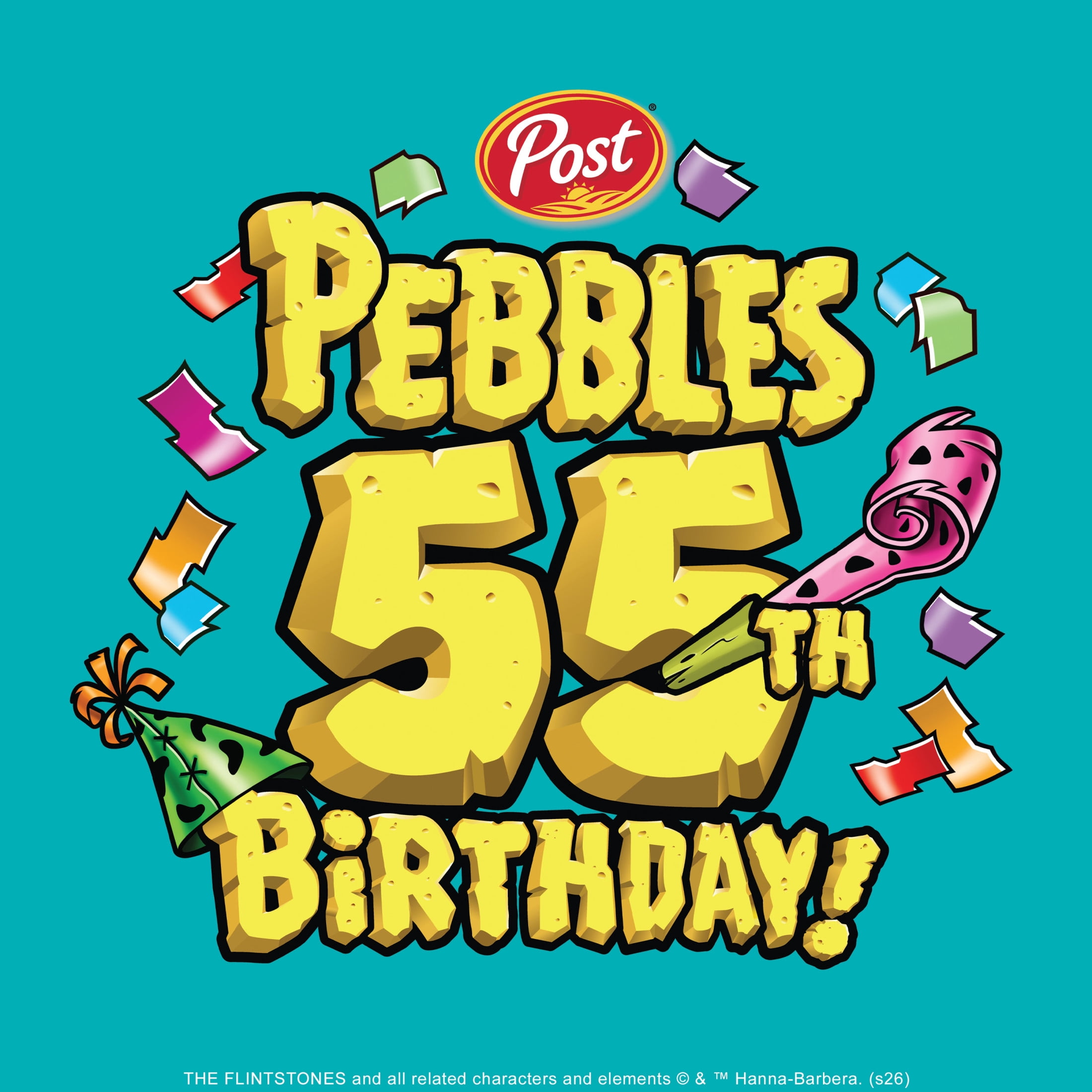 Birthday Cake Pebbles Breakfast Cereal, Gluten Free, 18.5 oz
